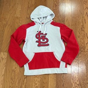 Fanatics Red and White Men's Hoodie